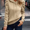 Solid Color Long-Sleeved Casual Women'S Top Sweater