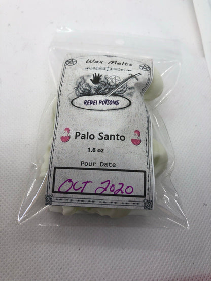 Palo Santo mini skull wax melts witch pagan wicca tart